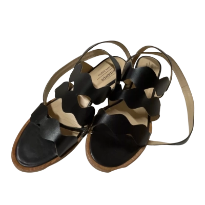 Filippo Raphael Edward Keller Womens  Size 39 Sandals Black  