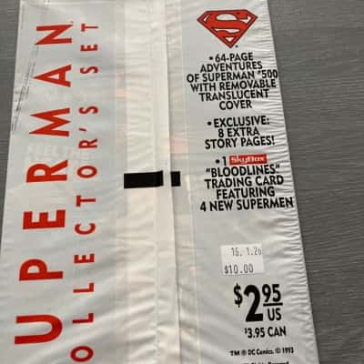 1993 the adventures of Superman #500 back from the dead