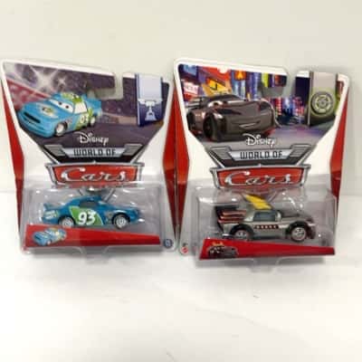 Disney Pixar Cars Mattel Spare O Mint No. 93 & Kabuto Diecast Cars Sealed 2013