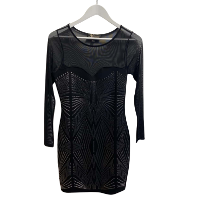 KIM KARDASHIAN By Lipsy Womens  Size 12 Casual Dress Black  