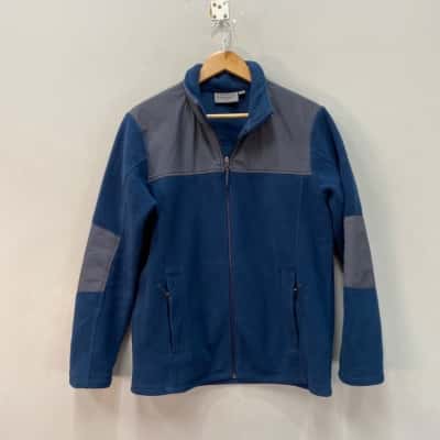 Kathmandu Mens  Size S Outdoor Polar Fleece Jacket Blue / Grey 
