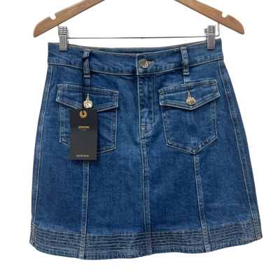 Portmans Womens  Size 10 Mini Skirt Blue 