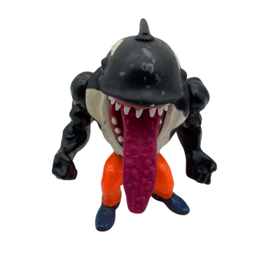 Vintage 1985 Street Sharks Moby Lick Figure