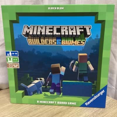 Minecraft Board Game Builders and Biomes 