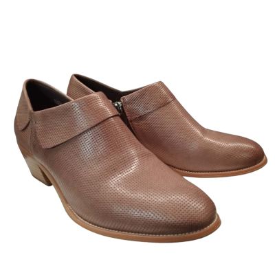 Leather Lab Women's Size 10 Brown Ankle Boots