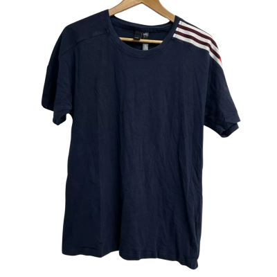 Adidas Mens Size M Navy Blue T-Shirt