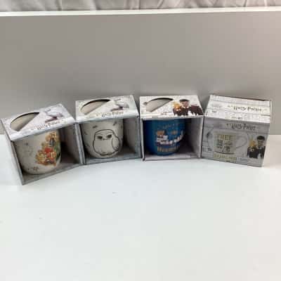 Set Of 4 Harry Potter Mugs