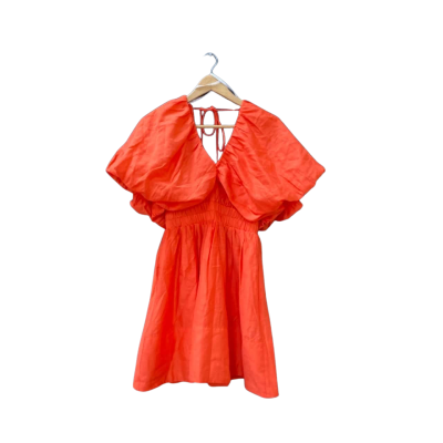 Sheike Size 6 Casual Dress Orange 