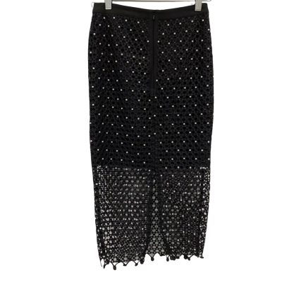 Kookai Womens  Size 36 A-Line Skirt Black  