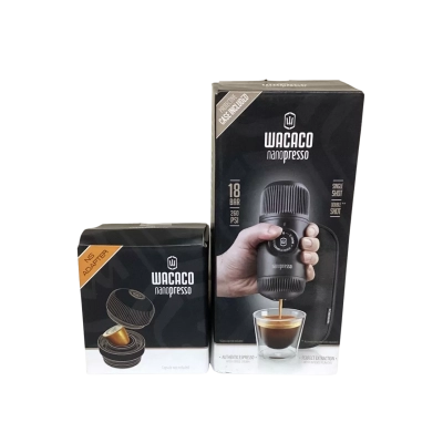 Wacaco Nanopresso Portable Espresso Maker Bundle w/ NS Adapter & Case – NIB