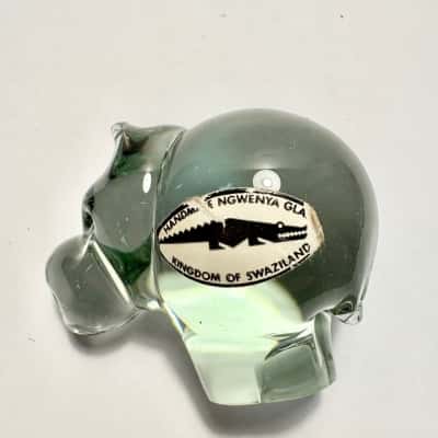 Handmade Ngwenya Glass Animal Ornament product of Swaziland 