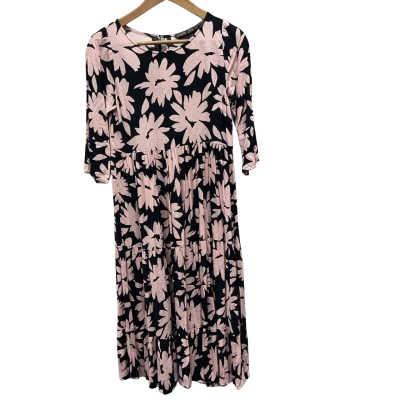 Mister Zimi Womens Size 6 Short Sleeve Dress  Black / Pink  