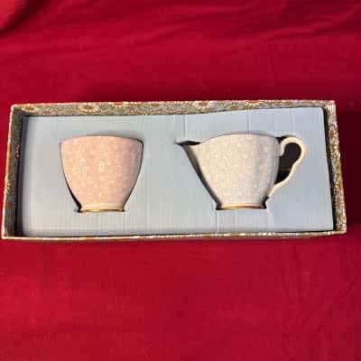 Wedgewood Cuckoo Sugar & Cream Set Bone China 