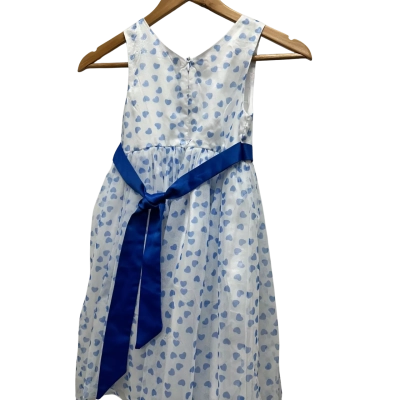 Ollies Place Kids Size 8 Dresses Baby Blue / White 