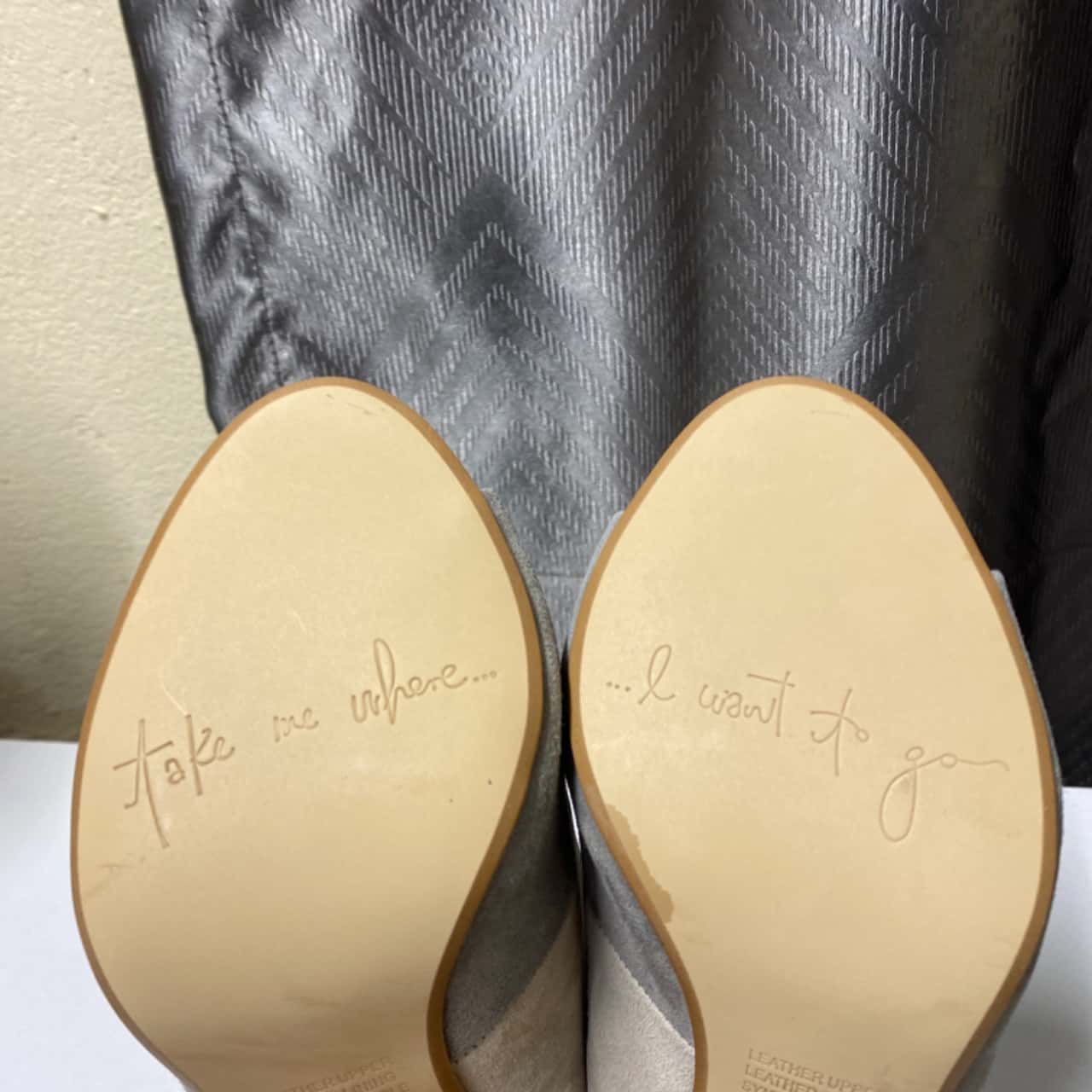 Mimco Women's Grey Open Toe Shoes Size 36