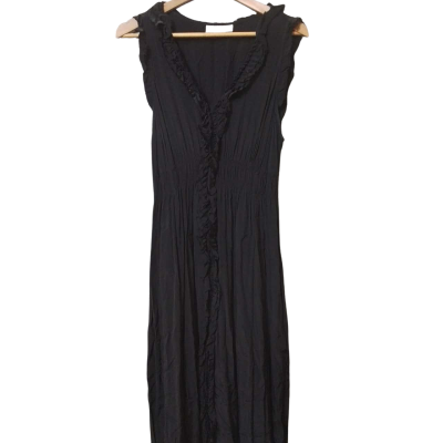 Susan Womens  Size 16 Pleated Dress / Sleeveless Dress  Black  