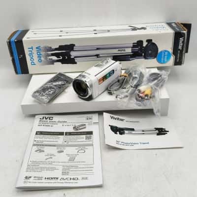 JVC Everio GZ-E300 Video Camera With Vivitar Tripod