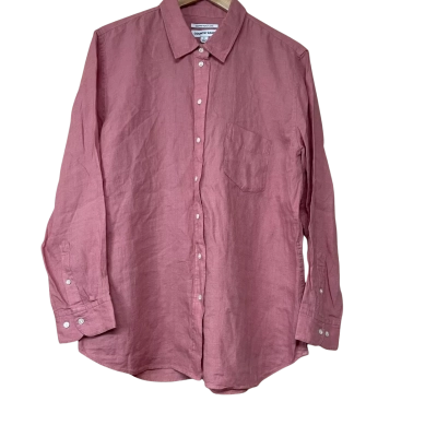 Country Road - Organic French Linen Shirt - Size 16