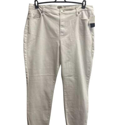 Liverpool Womens  Size 33 Skinny Jeans White 