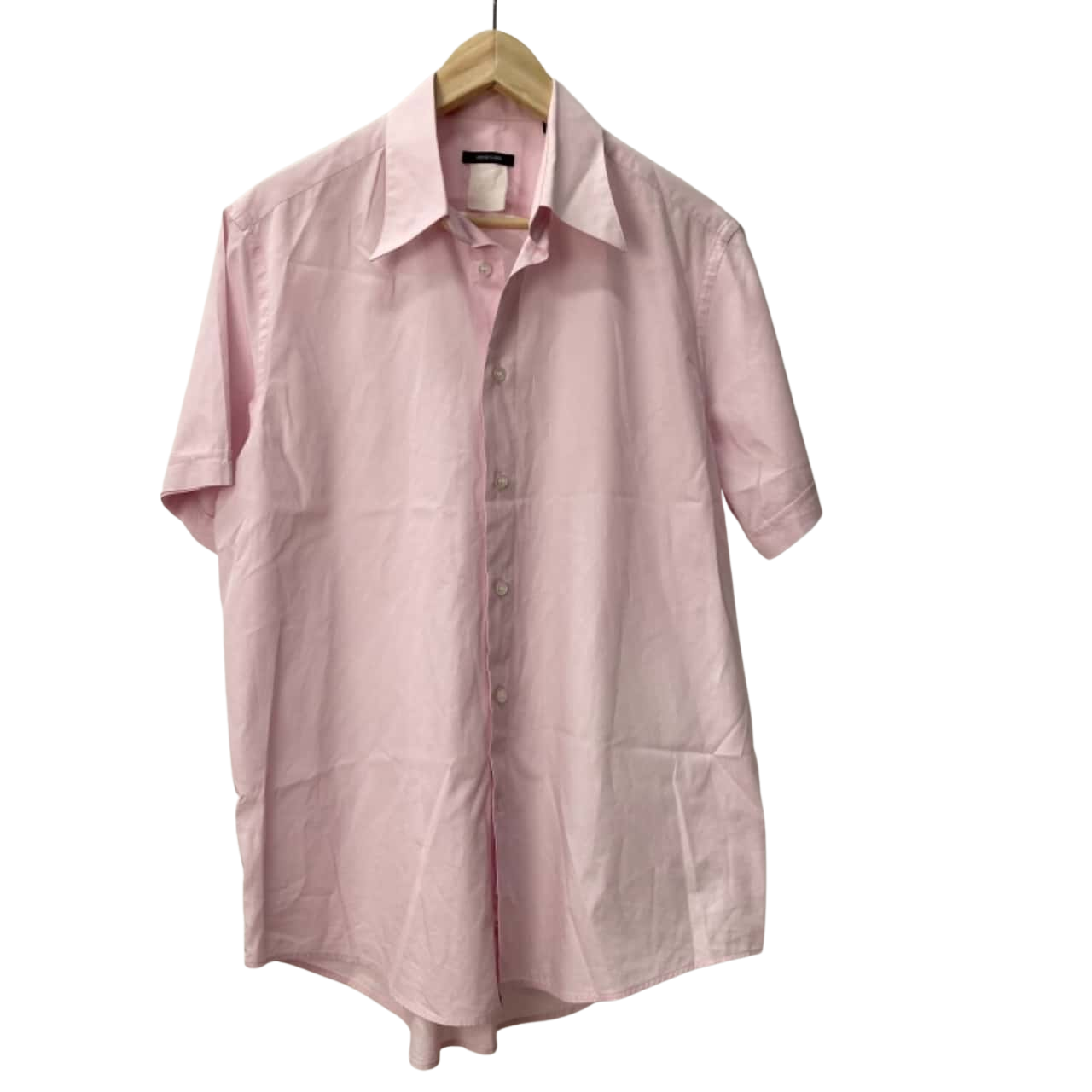 Mens Size 42 Short Sleeve Shirt Pink