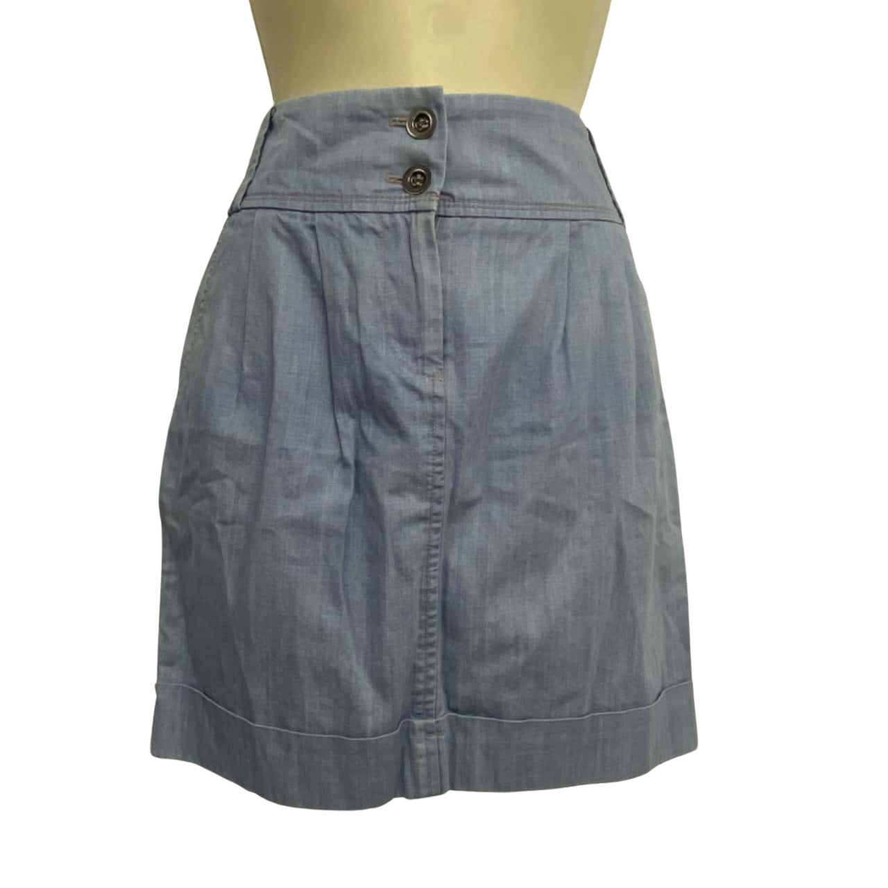 Marcs Womens Size 8 Blue Chambray Skirt(s)