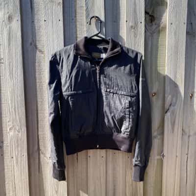 Unisex Calvin Klein Khakis Size M Bomber Jacket Black