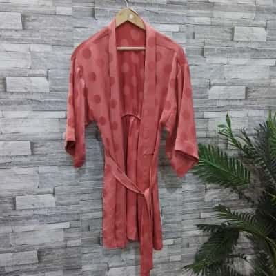  Womens dressing gown  Size S/M Bodysuit Multicoloured / Pink  