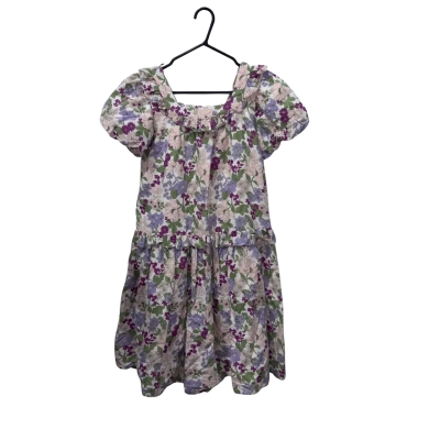 Kids Country Road Purple Floral Dress Size 12