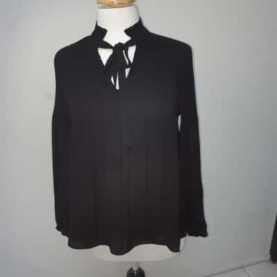Brand New Ralph Lauren Tie Neck Blouse