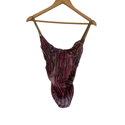 Sisley Womens  Size XXS Cami  / Party Top Black  / Khaki / Orange / Pink  / Purple 