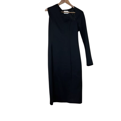 Misha Collection - Black One Shoulder Dress - Size 12
