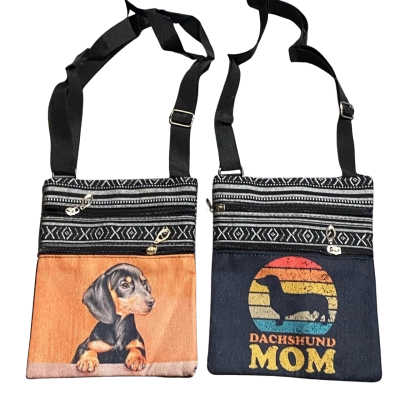 2 x Dacshund bags 