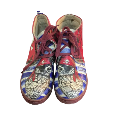  Womens  Neefs Size 38 Boots Multicoloured Owl Ankle 