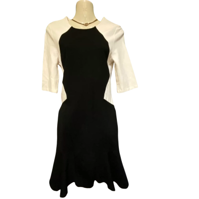 Witchery Women's Size 10 Black  / Cream Dress