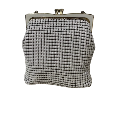 Vintage Gold and white Glomesh Bag