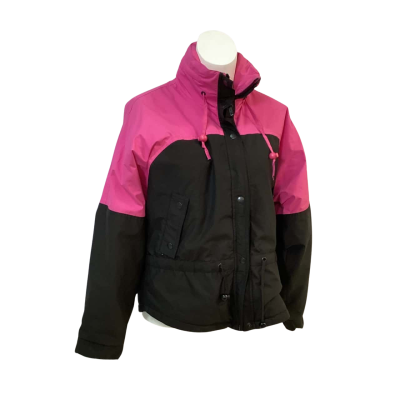 T.O.P.S Women's Size 10 Winter Jacket Black / Pink  