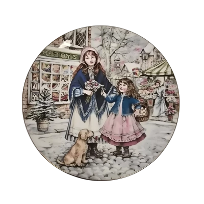 A Posy for Mother The NSPCC Christmas Plate 1991