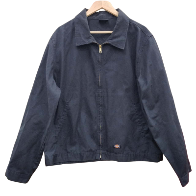 Dickies Mens Size XL Front Zipper Black (1)