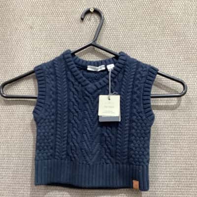 Country Road Kids Size 0 Top Navy Blue 