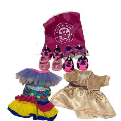 Build-A-Bear Workshop Clothing & Accessories Bundle