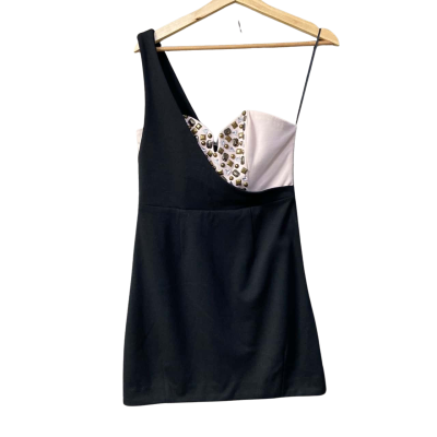 Kuku “never been kissed” Size 10 Black  dress 