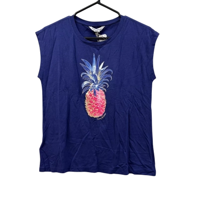 Tommy Bahama Blue Sleeveless Top Size XXS *New*
