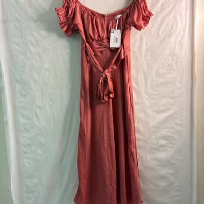 Saints + Secrets Womens  Size 12 Maxi Dress Pink  