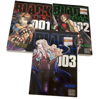 NEW - Black Lagoon Manga Graphic Novels - Volume 1 - 3