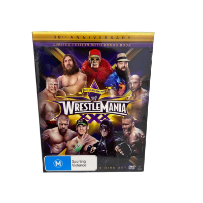 Wrestle Mania XXX 3 Disc Set - New Sealed 