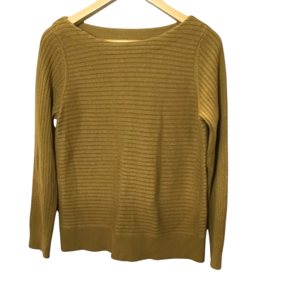 Trent Nathan Womens Boatneck Knit Sweater Size M Brown 