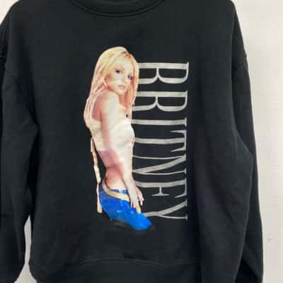 Brittney Womens  Size L Pullover Black  