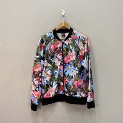 Bonds  Womens  Size L Floral Zip up Jacket