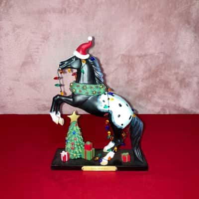 Appy Holidays Painted Pony Figurine Trail of Painted Ponies 