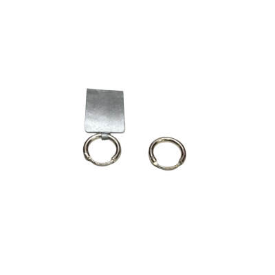 925 Silver Small Circle Earrings - BNWT 